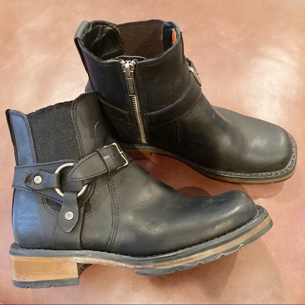 HARLEY-DAVIDSON Leather Boots Size 5.5